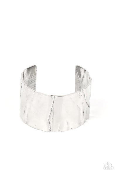 Paparazzi Modern Metallurgy - Silver Cuff Bracelet