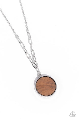 WOODnt Dream of It - Brown Wooden Necklace