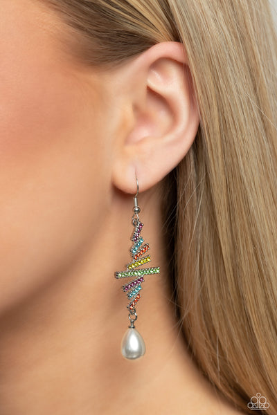 Paparazzi Timeless Tapestry - Multi Earrings