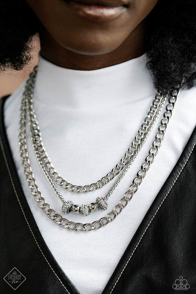 Paparazzi Layered Loyalty - White Necklace