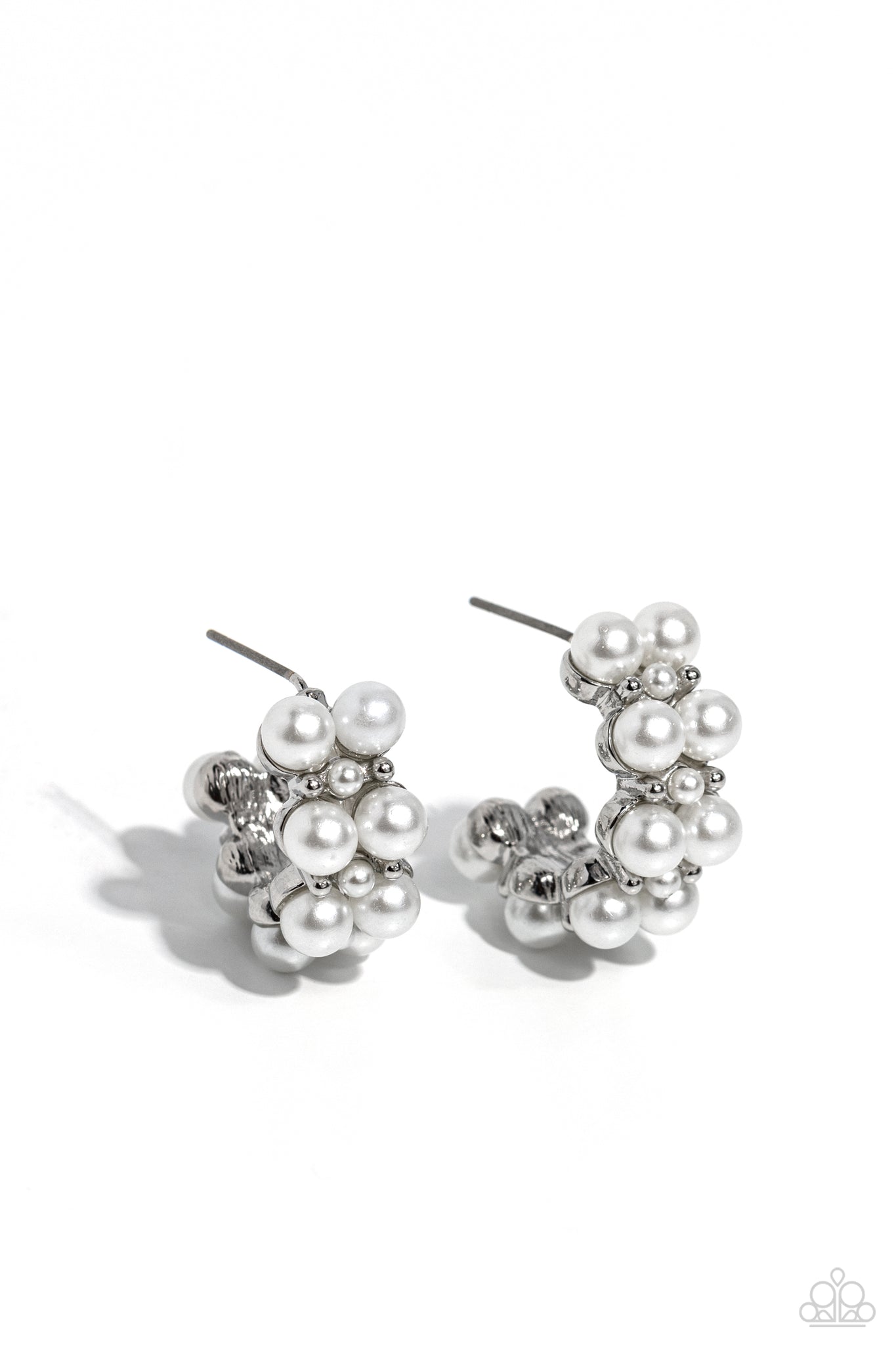Paparazzi Material PEARL - White Earrings – A Finishing Touch Jewelry