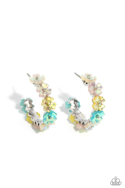 Paparazzi Floral Focus - Hoop Multi Earring