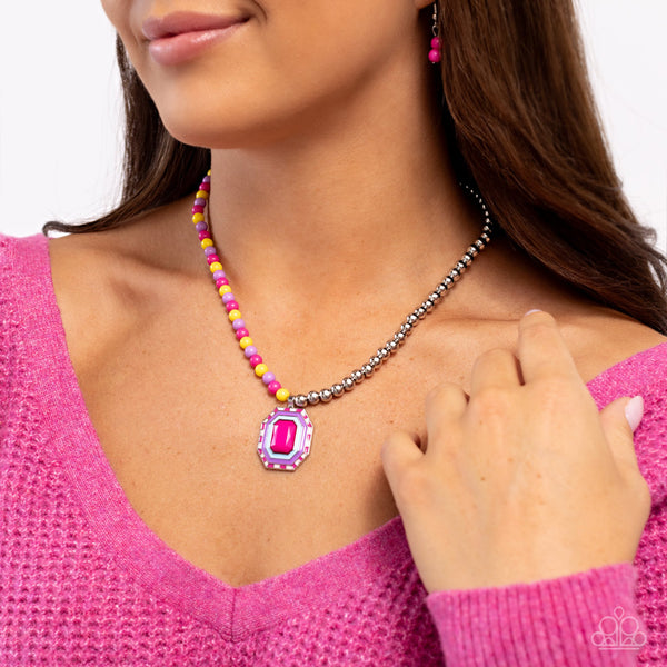 Paparazzi 
Contrasting Candy - Multi Necklace