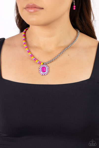 Paparazzi 
Contrasting Candy - Multi Necklace