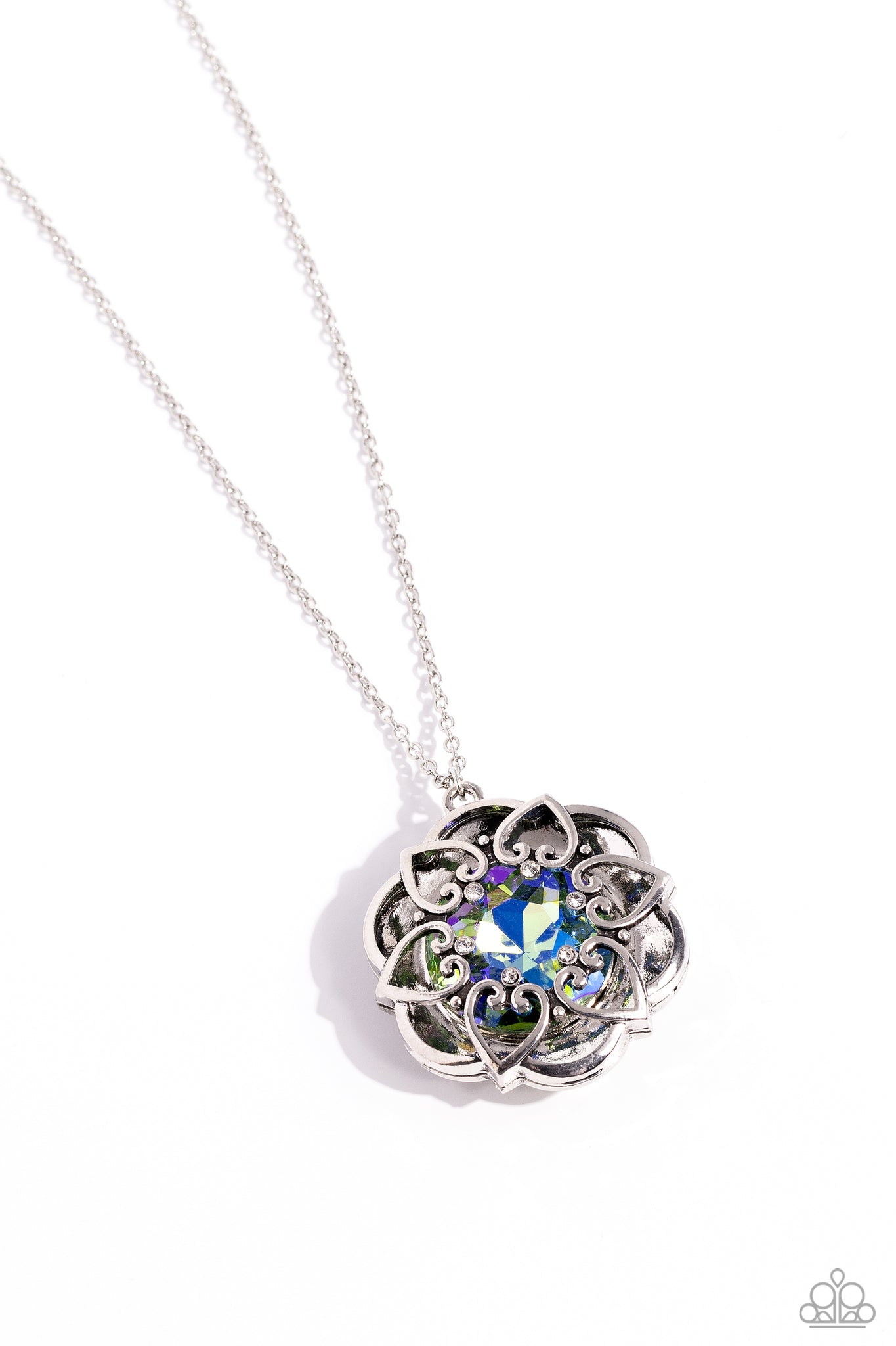 Paparazzi Flowering Fantasy - UV Green Necklace