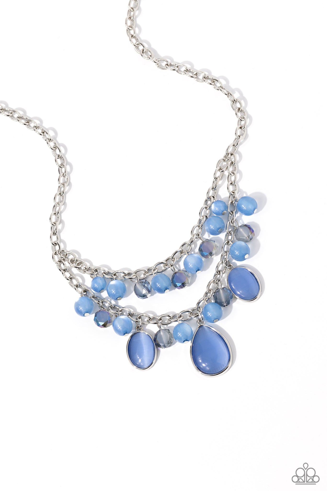 Paparazzi Dewy Disposition - Blue Necklace