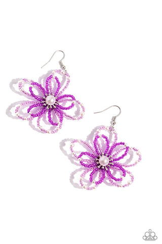 Paparazzi PEARL Crush - Purple Earrings