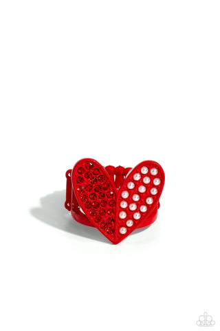 Paparazzi Hometown Heart - Red Heart Ring