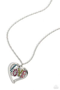 Paparazzi Loving Landmark - Multi Heart Necklace