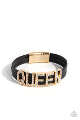 COMING SOON Paparazzi 
Queen of My Life - Gold Bracelet