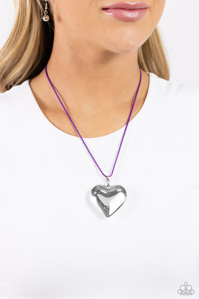 Paparazzi 
Devoted Daze - Purple Necklace