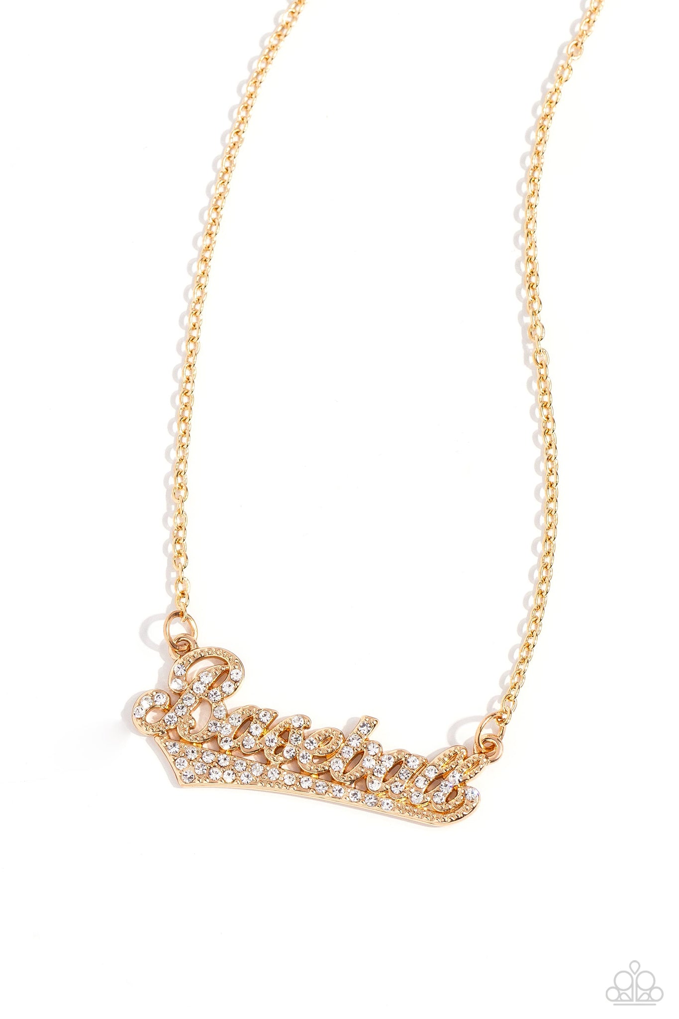 Paparazzi Home Run Haute - Gold Necklace