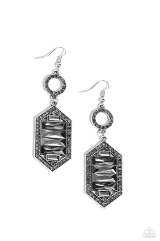COMING SOON Paparazzi Combustible Craving - Silver Earrings