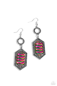 COMING SOON Paparazzi 
Combustible Craving - Multi Earrings