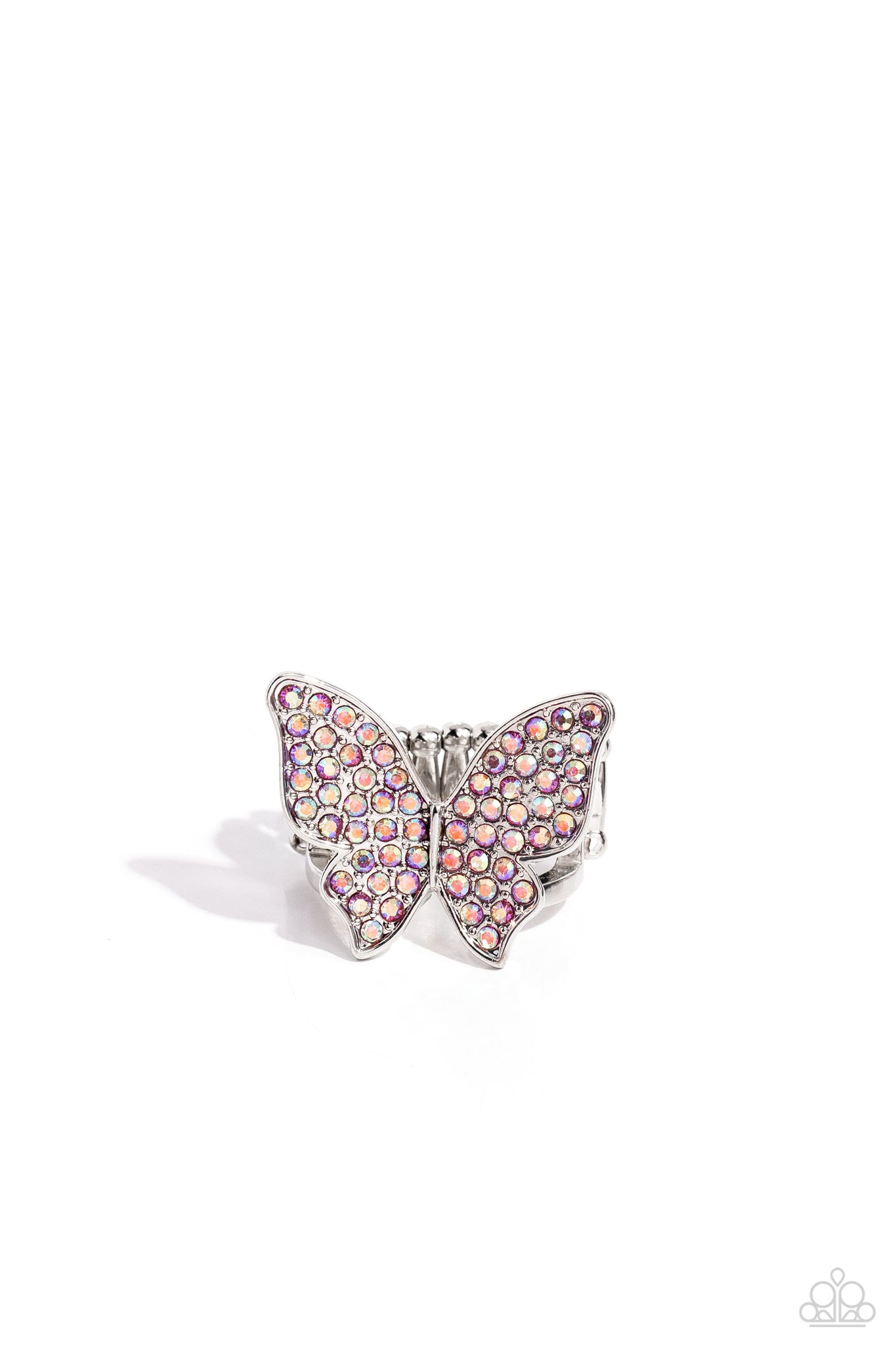 Paparazzi High Time - Pink Butterfly Ring