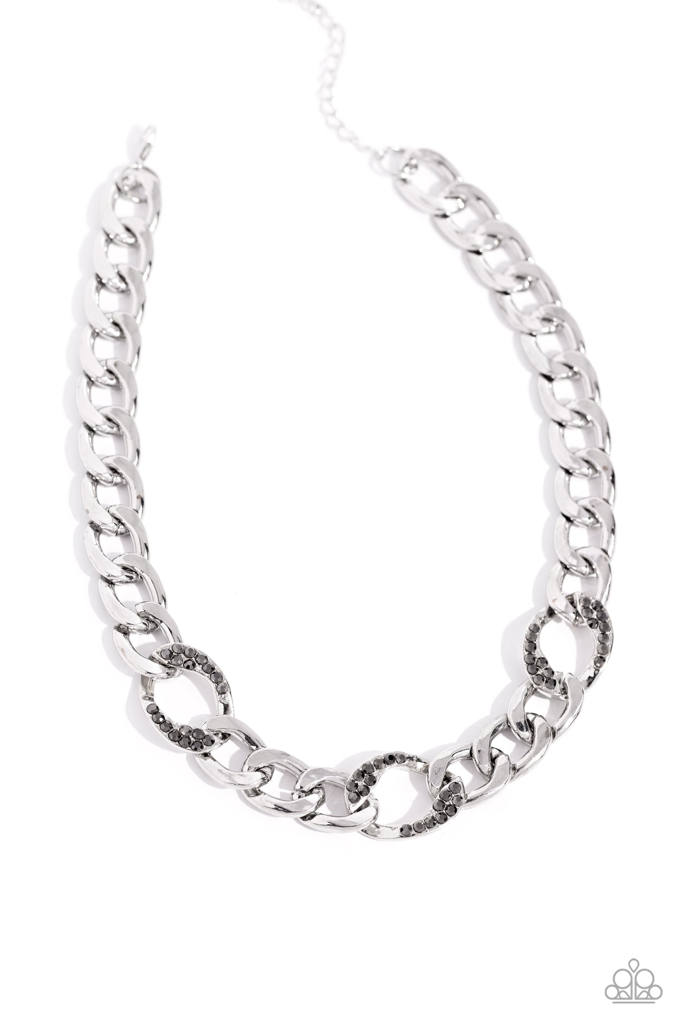 Paparazzi Gleaming Harmony - Silver Chain Necklace