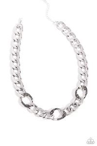 Paparazzi Gleaming Harmony - Silver Chain Necklace