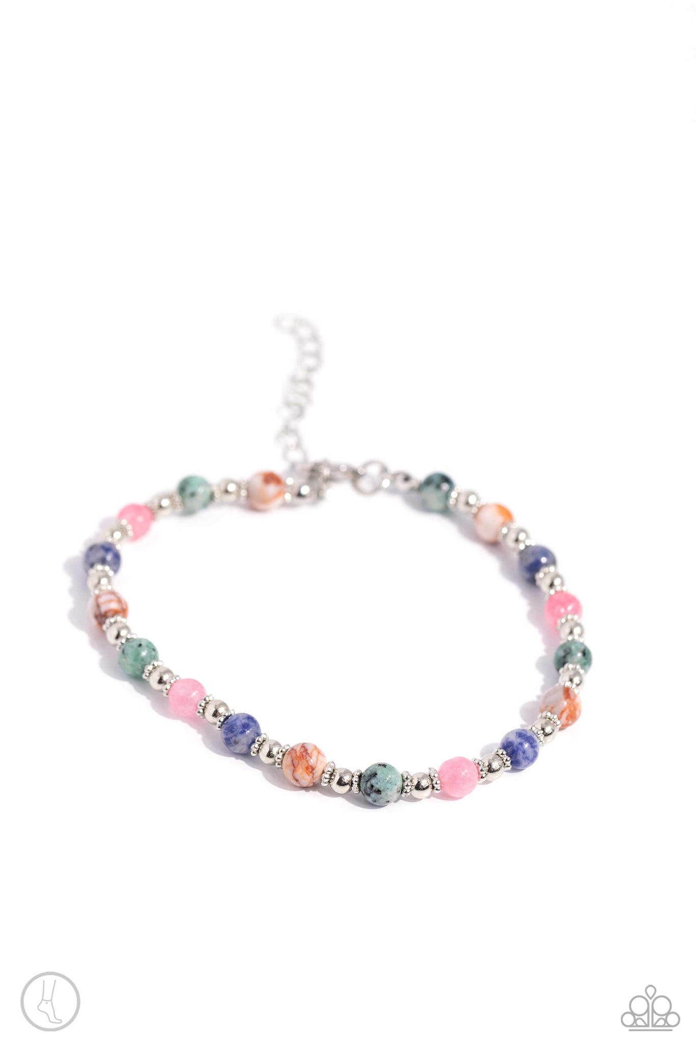 Paparazzi Tranquil Tribute - Multi Anklet