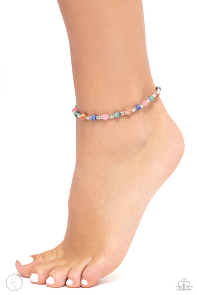 Paparazzi Tranquil Tribute - Multi Anklet