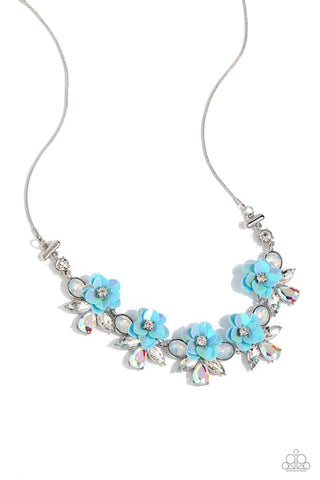 COMING SOON Paparazzi 
Ethereally Enamored - White Iridescent Necklace