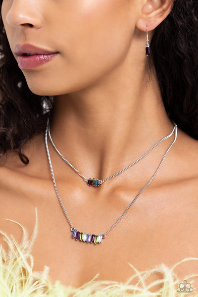 Paparazzi Easygoing Emeralds Necklace, Effortless Emeralds Earrings and Emerald Ensemble Bracelet Multi Set
