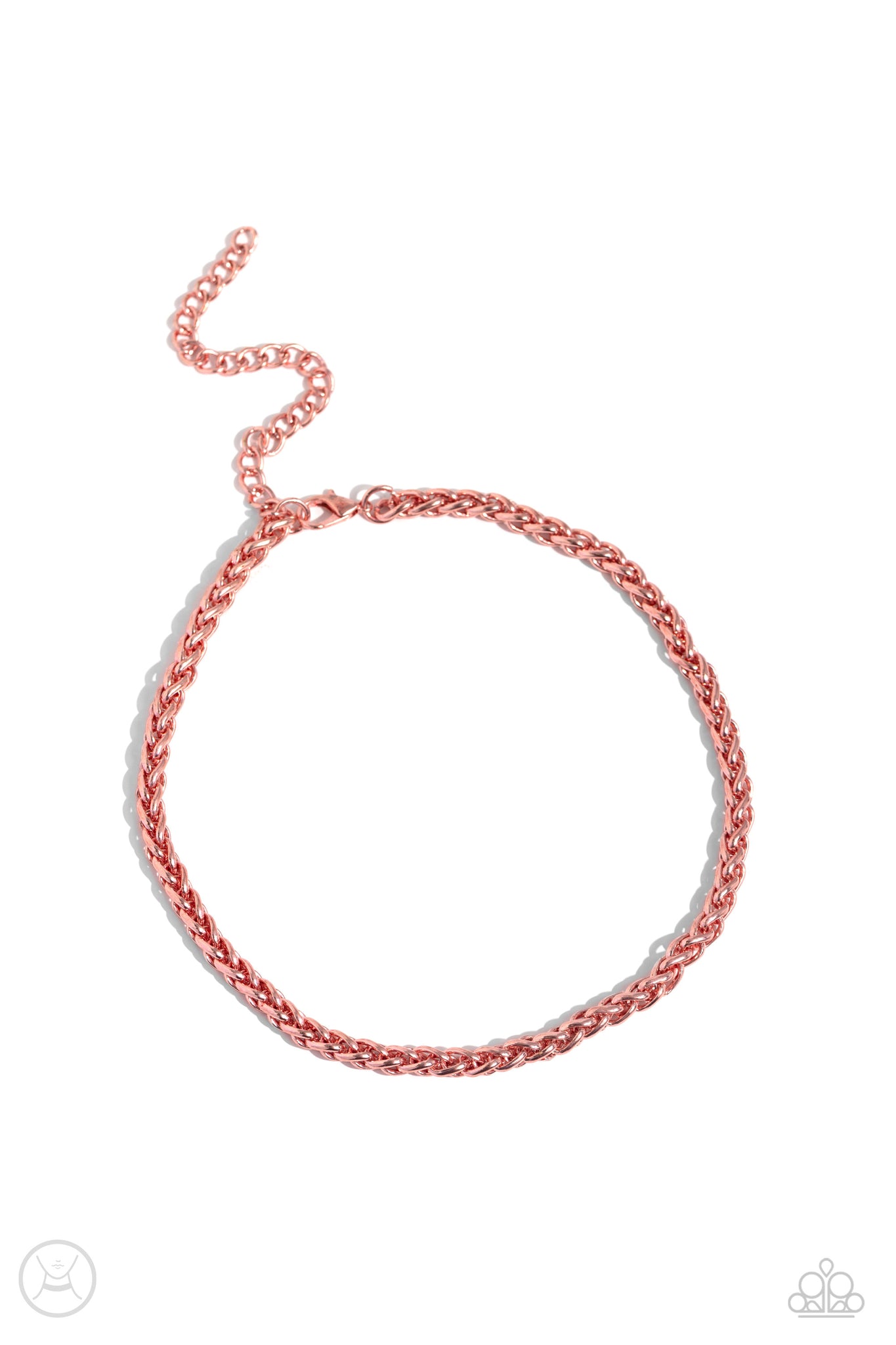 Paparazzi Braided Battalion - Pink Necklace