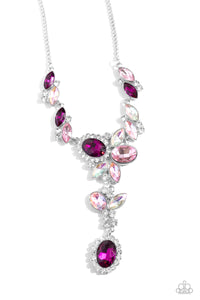 Paparazzi Generous Gallery - Pink Iridescent Necklace