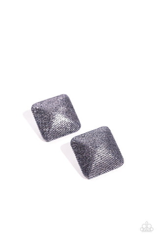 COMING SOON Paparazzi Commercially Corporate - Silver Earrings