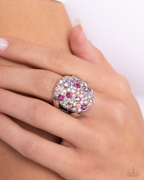 Paparazzi Pampered Pattern - Pink Ring