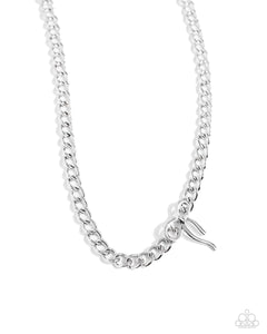 COMING SOON Paparazzi Leading Loops - Silver Necklace