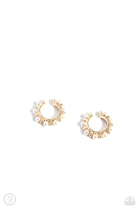 Paparazzi Bubbly Basic - Gold Mini Hoop Earrings