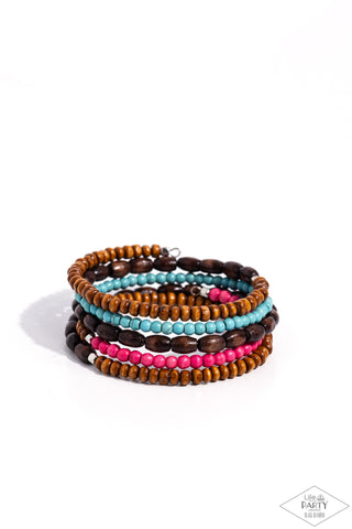 Paparazzi Its Human Nature - Multi Coil Bracelet