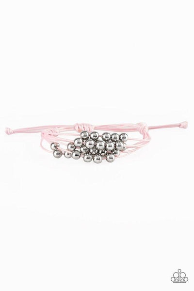 Paparazzi Without Skipping A Bead Pink Bracelet