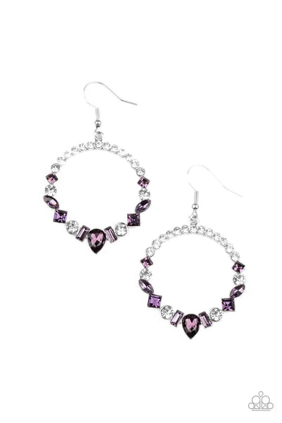 Revolutionary Refinement - Purple Earrings