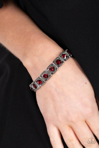 Paparazzi Cache Commodity - Red Stretchy Bracelet