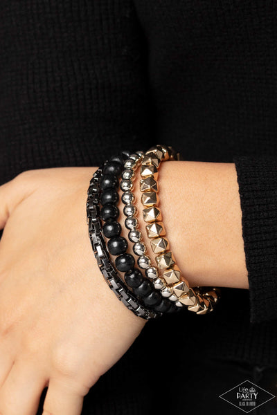 Paparazzi Retro Rocker - Multi Bracelet