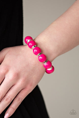 Paparazzi Candy Shop Sweetheart - Pink Bracelet