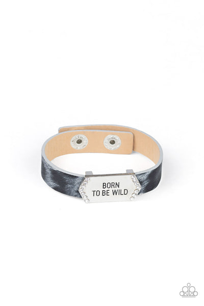 Paparazzi Born To Be Wild Silver Bracelet