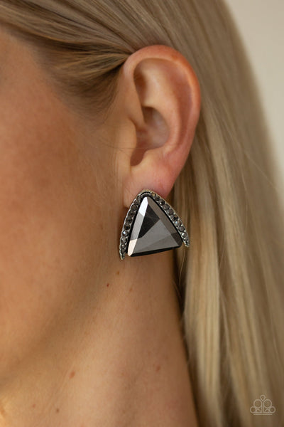 Paparazzi Exalted Elegance Silver Post Earrings
