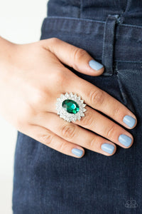 Paparazzi Secret Garden Glow - Green Ring