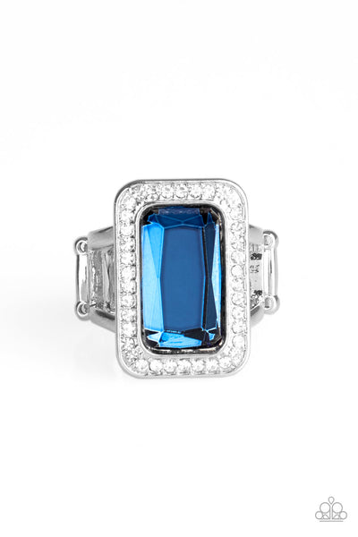 Paparazzi Crown Jewel Jubilee - Blue Ring