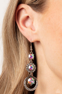 Paparazzi Enchanting Effulgence - Multi Oil Spill Earrings