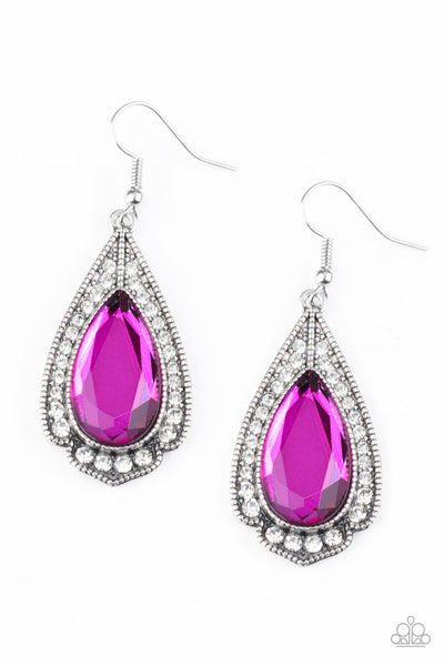 Paparazzi Superstar Stardom - Pink Earrings