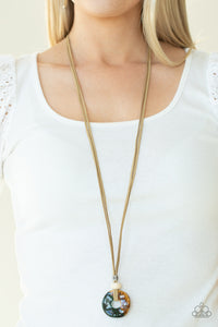 Paparazzi Primal Paradise - Brown Necklace