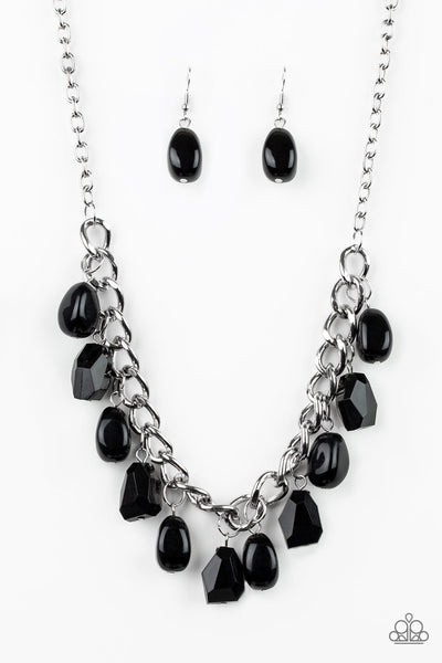 Paparazzi Take The COLOR Wheel! Black Necklace