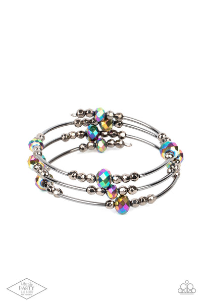 Paparazzi Showy Shimmer - Multi Bracelet Life of the Party 1/22