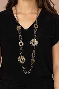 Paparazzi HOLEY Relic - Brass Necklace