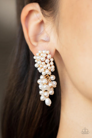 Paparazzi Fabulously Flattering Gold Earrings