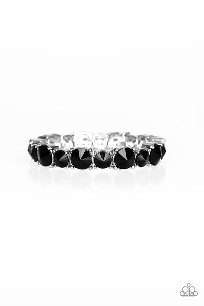 Paparazzi Born to Bedazzle Black Bracelet