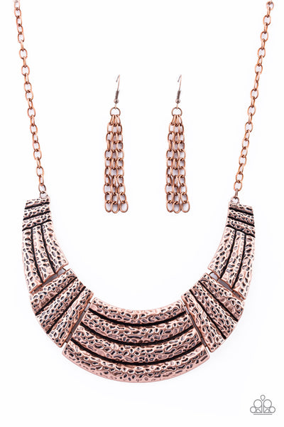 Paparazzi Ready To Pounce - Copper Necklace